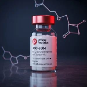 AOD-9604 research peptide vial
