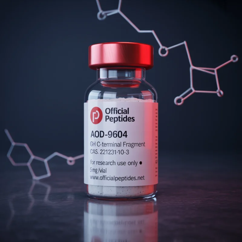 AOD-9604 research peptide vial