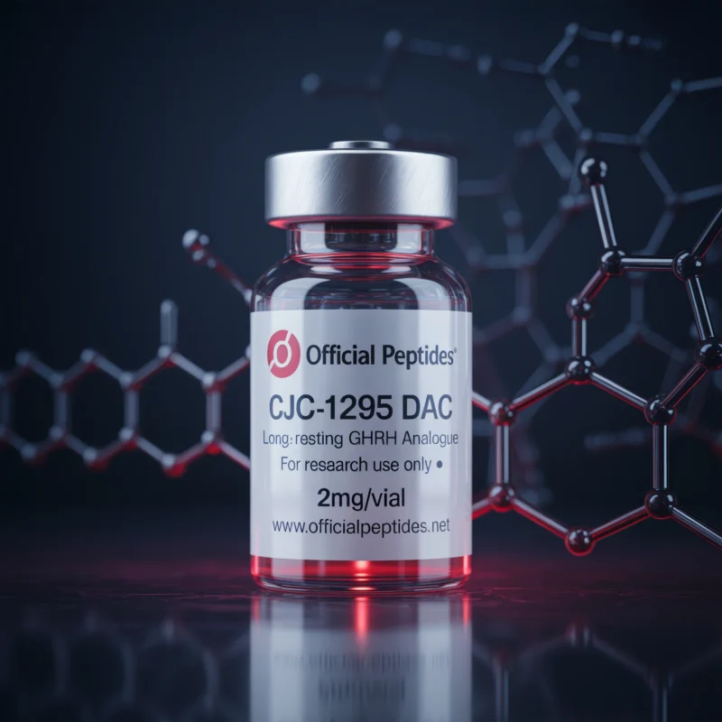 CJC-1295 DAC research peptide vial