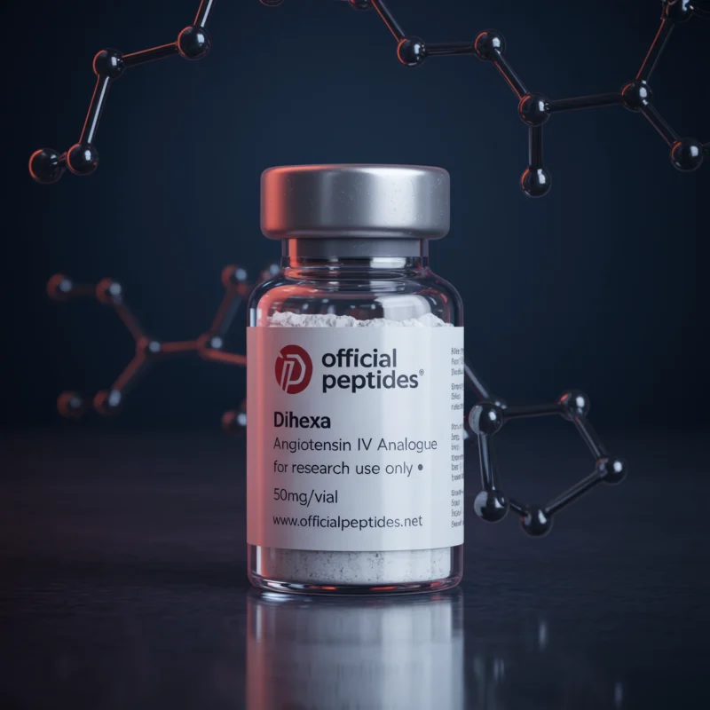 Dihexa research peptide vial