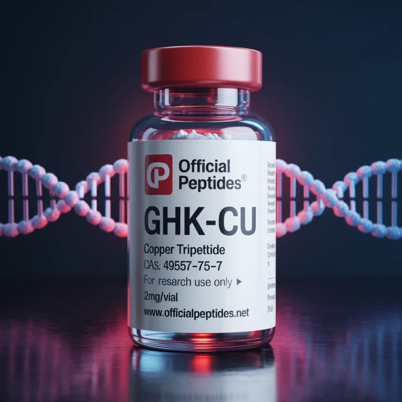 GHK-Cu Copper Tripeptide research vial