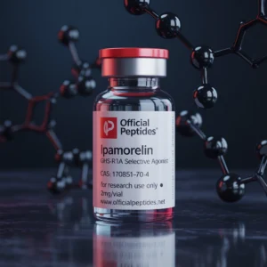 Ipamorelin research peptide vial