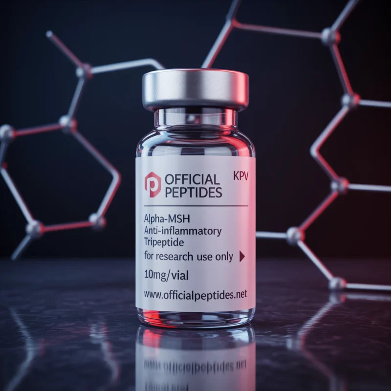 KPV anti-inflammatory tripeptide research vial