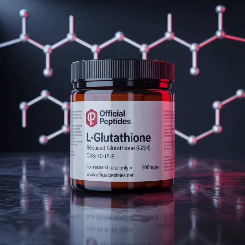 L-Glutathione reduced GSH research vial