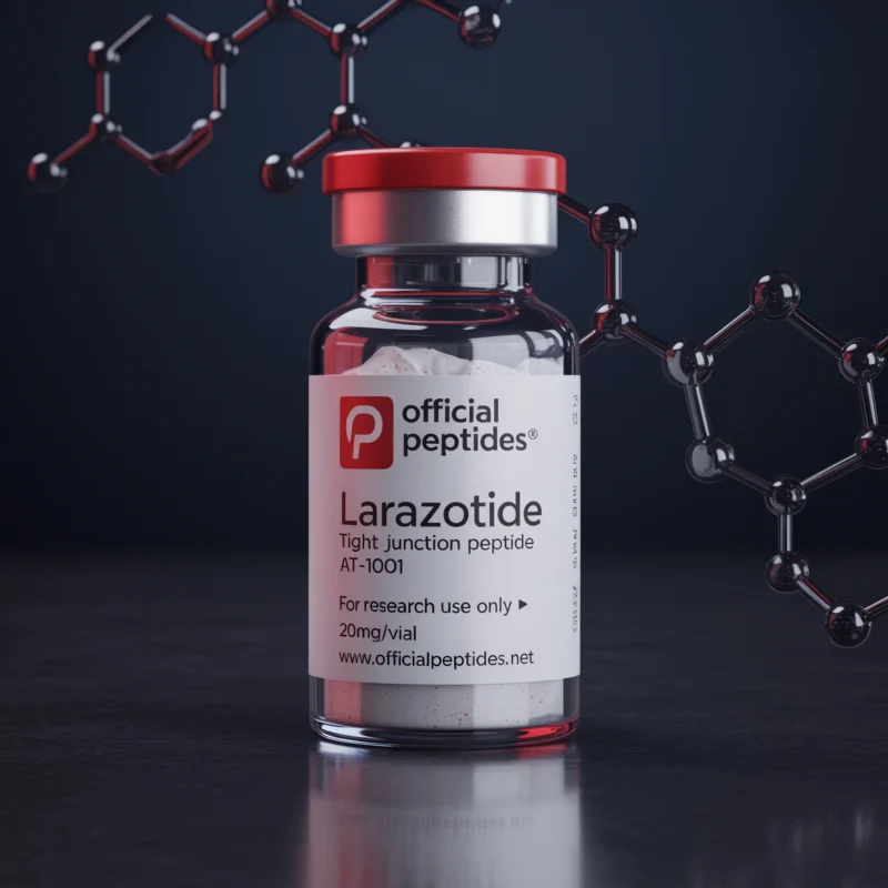 Larazotide AT-1001 research peptide vial