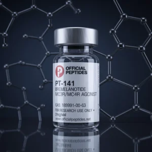 PT-141 Bremelanotide research peptide vial
