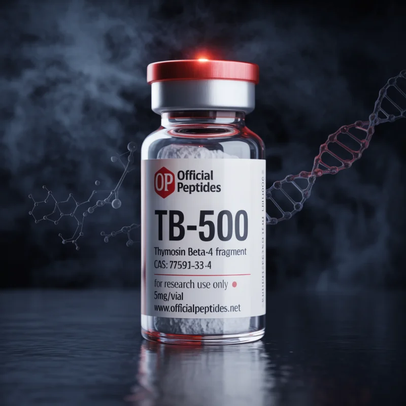 TB-500 Thymosin Beta-4 research peptide vial
