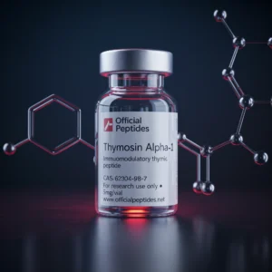 Thymosin Alpha-1 immunomodulatory research peptide vial